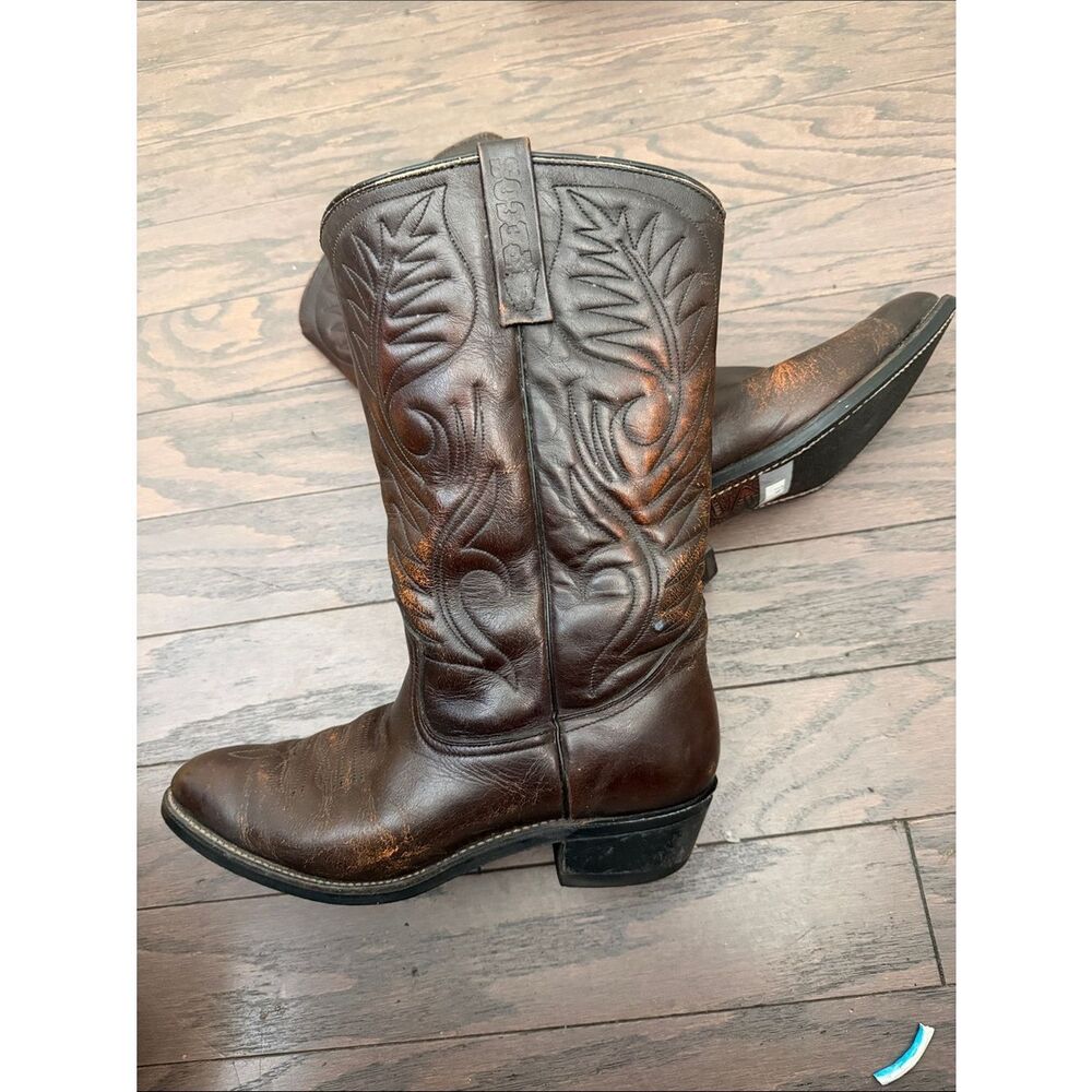 Red Wing Pecos 9801 Brown Leather Western Work Boots size 9 D - Picture 2 of 4